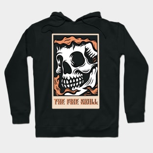 Fire and skull Hoodie